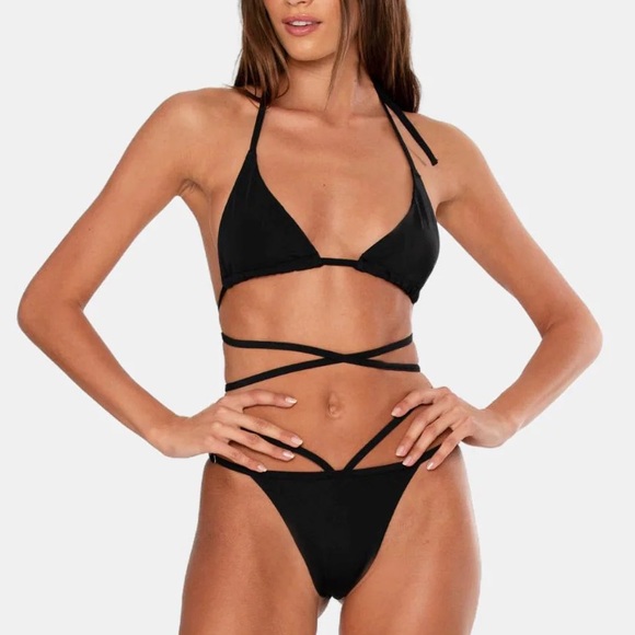 OW collection black bikini set - Picture 2 of 9